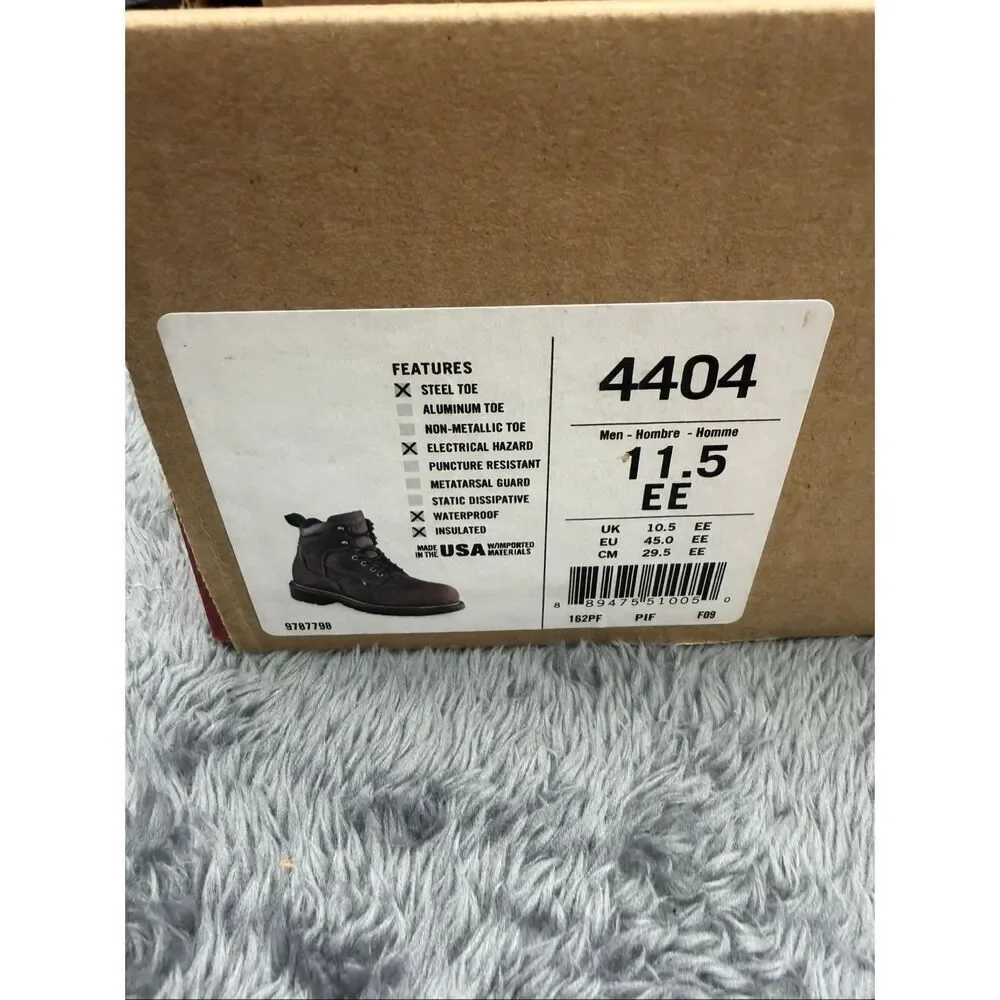 NEW Red Wing Shoes 4404 Waterproof and Steel Toe Work Boots Mens 11.5. NIB